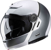 Casco Cerrado HJC V90 Mobix Blanco Gris